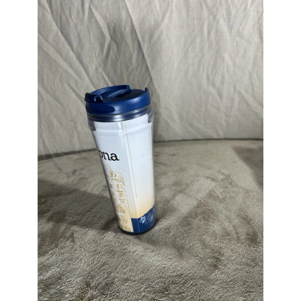 Vintage 2004 Starbucks Barcelona City Series Travel Tumbler - 12 oz